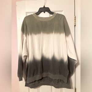 (“American Eagle”)  Oversized Ombré Shirt